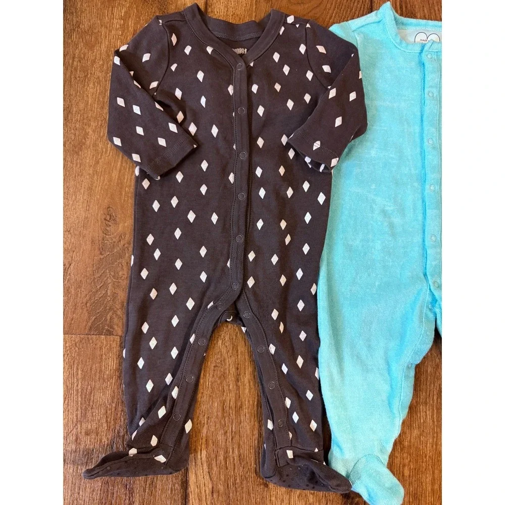 Gymboree Baby Boy 3/6 Months Sleepers Sleep N Play Outfits Pajamas Clothes‎ Lot